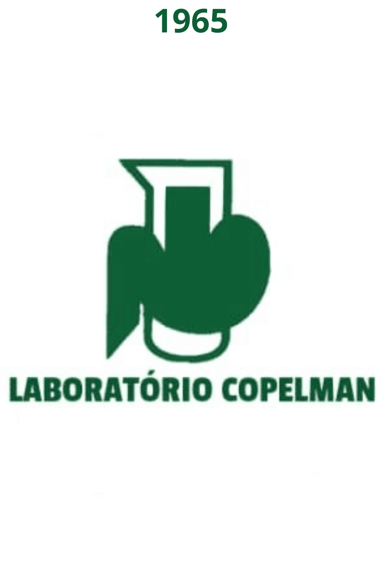 Logotipo original do Laboratório Copelman, de 1965