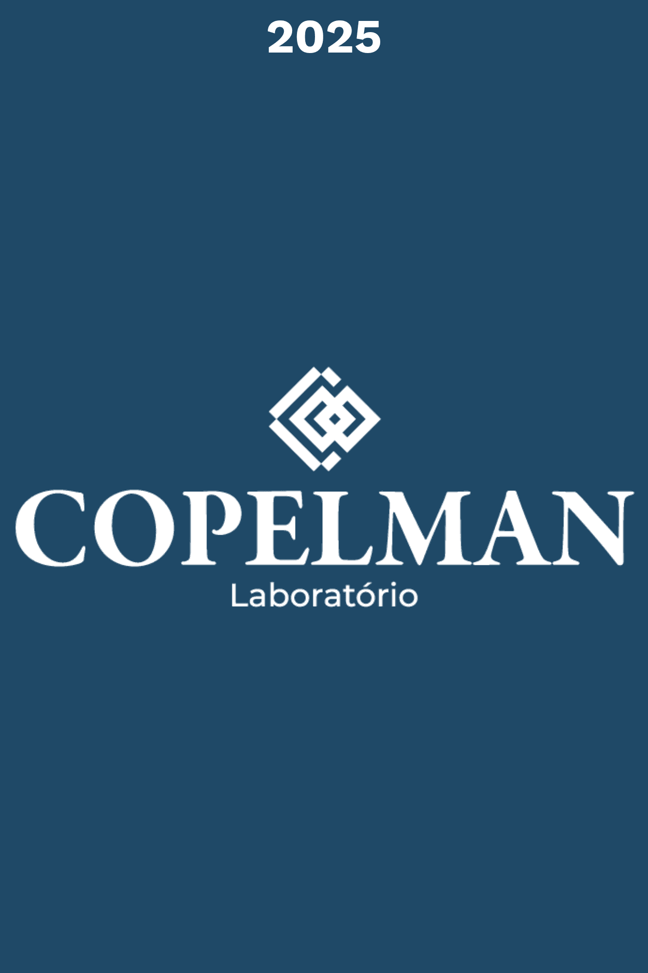 Logotipo atual do Laboratório Copelman, de 2025